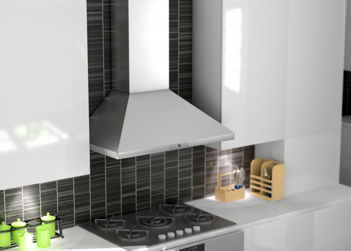 ZLINE 30 Inch Wall Mount Range Hood Stainless Steel 400 CFM Convertible Ventilation (KF1-30)
