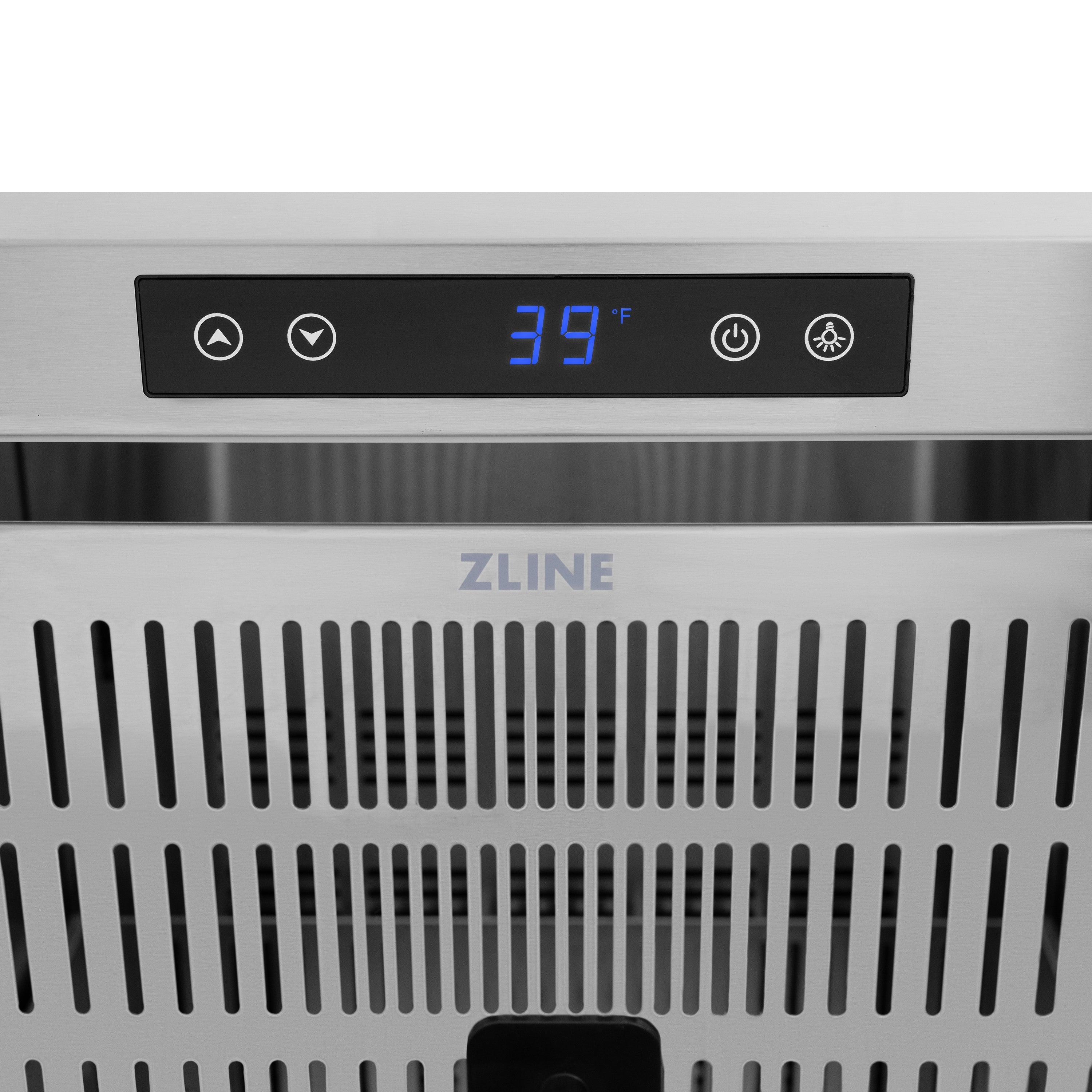 ZLINE 24 in. Refrigerator Drawer 4.6 cu. ft. 168 Can Capacity Outdoor-Rated Stainless Steel Matte Black Handles (RDSOZ-ST-24-MB)