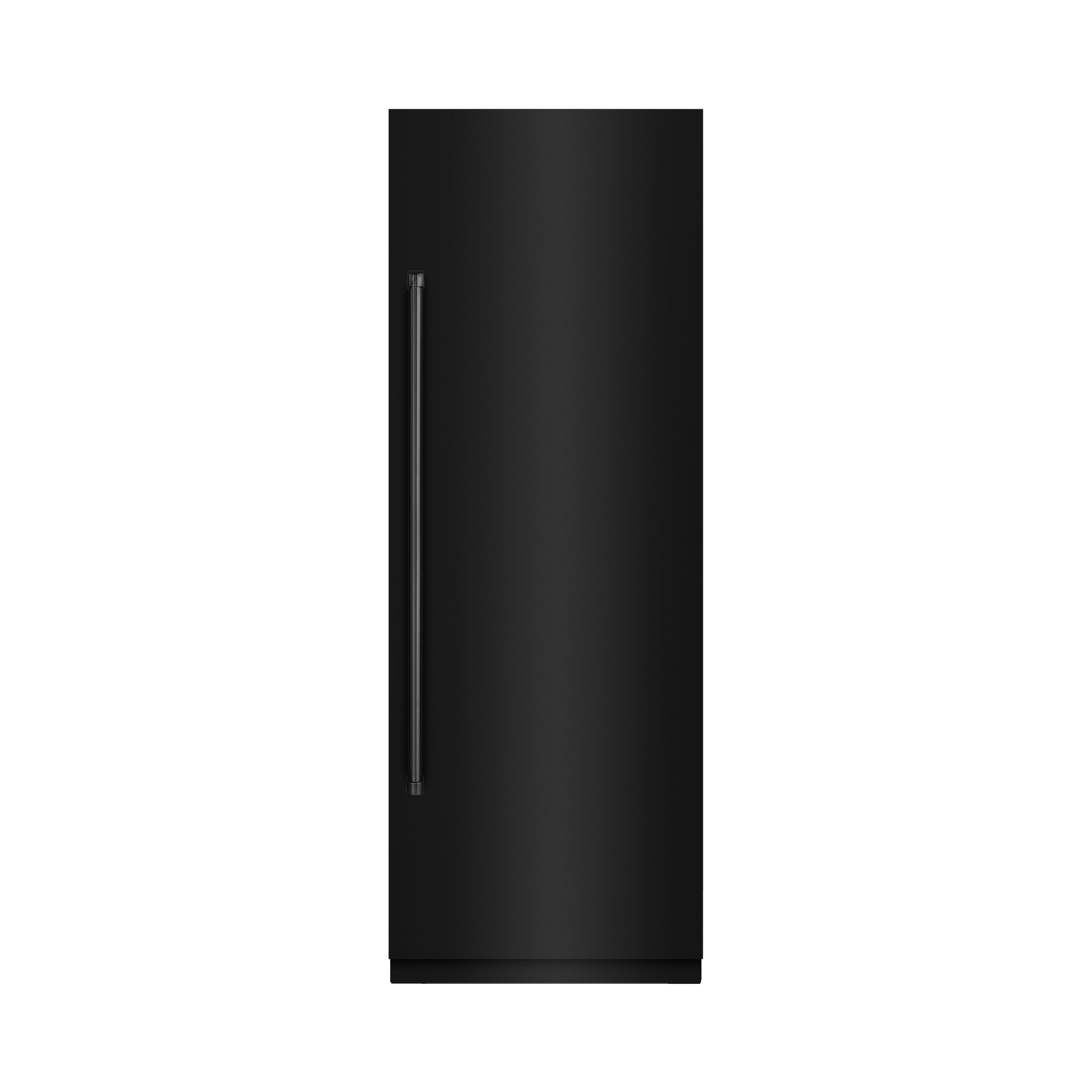 ZLINE 30 in. Column Refrigerator 16.7 cu. ft. Black Stainless Steel with Graphite Gray Interior (RCRV-BS-30)