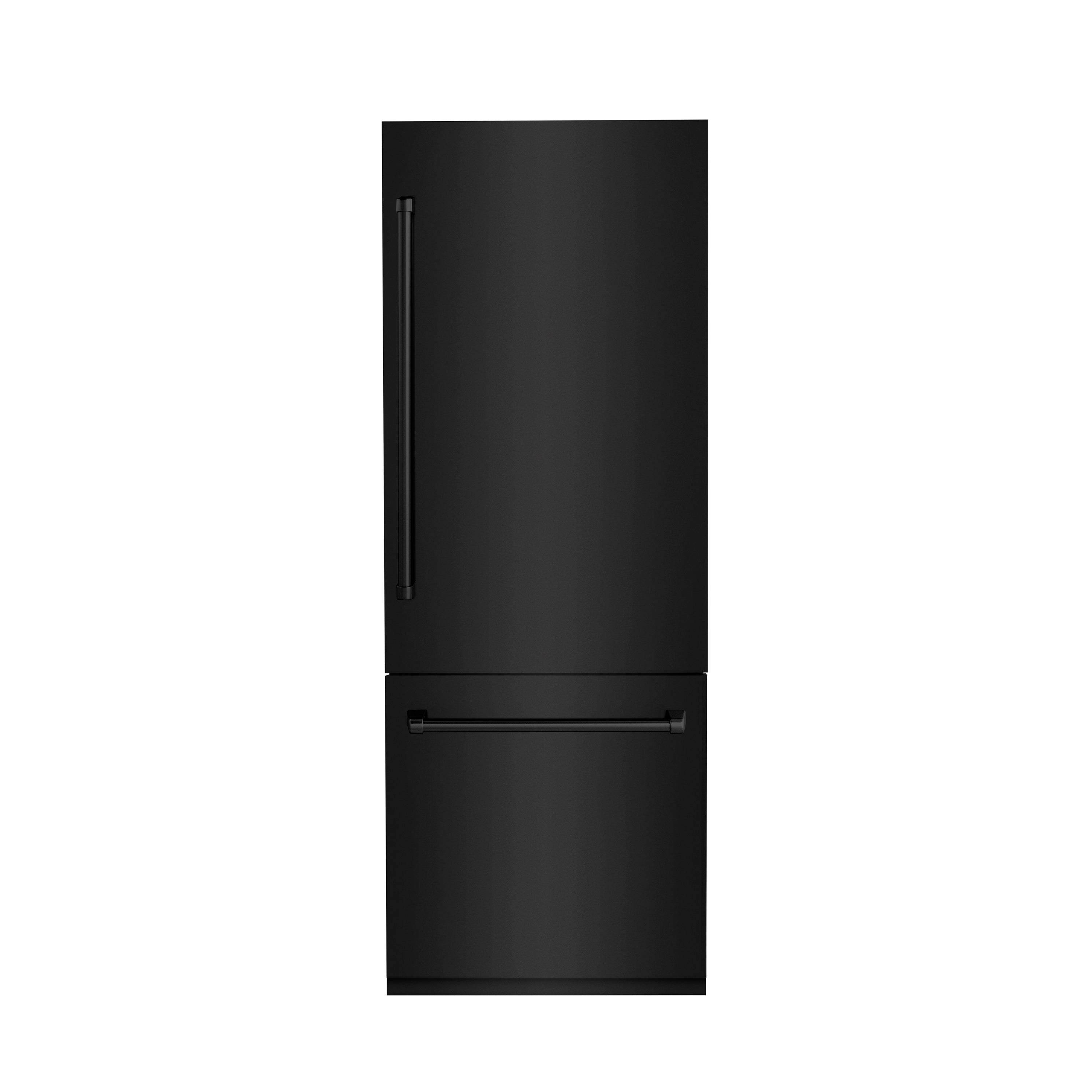 ZLINE 30 in. Built-In Refrigerator 16.1 cu. ft. Internal Water & Ice Dispenser Black Stainless Steel (RBIV-BS-30)