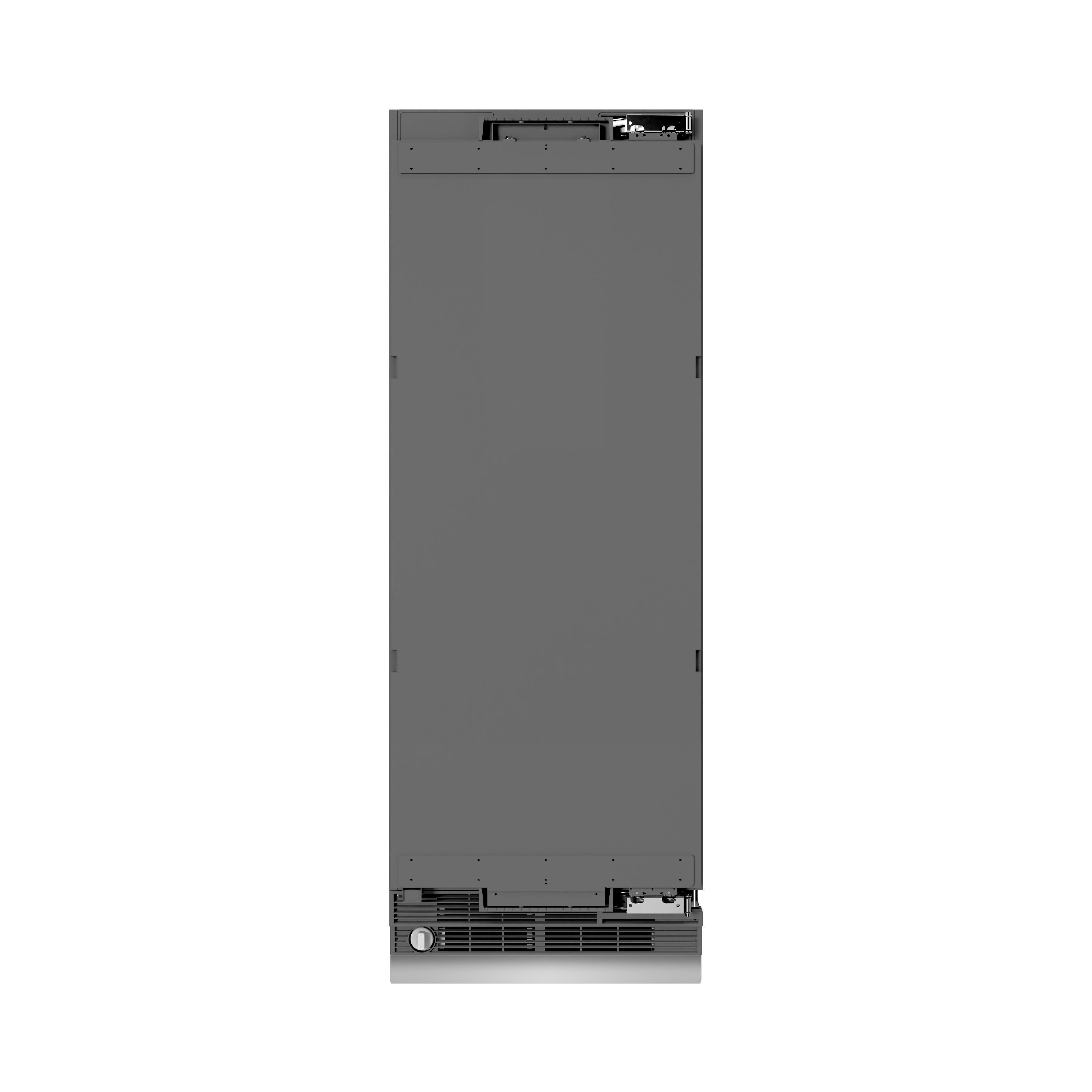 ZLINE 24 in. Column Refrigerator 12.5 cu. ft. Stainless Steel Graphite Gray Interior (RCRV-304-24)