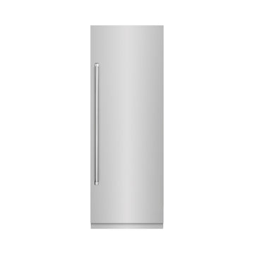 ZLINE 30 in. Column Refrigerator 16.7 cu. ft. Stainless Steel with Graphite Gray Interior (RCRV-304-30)