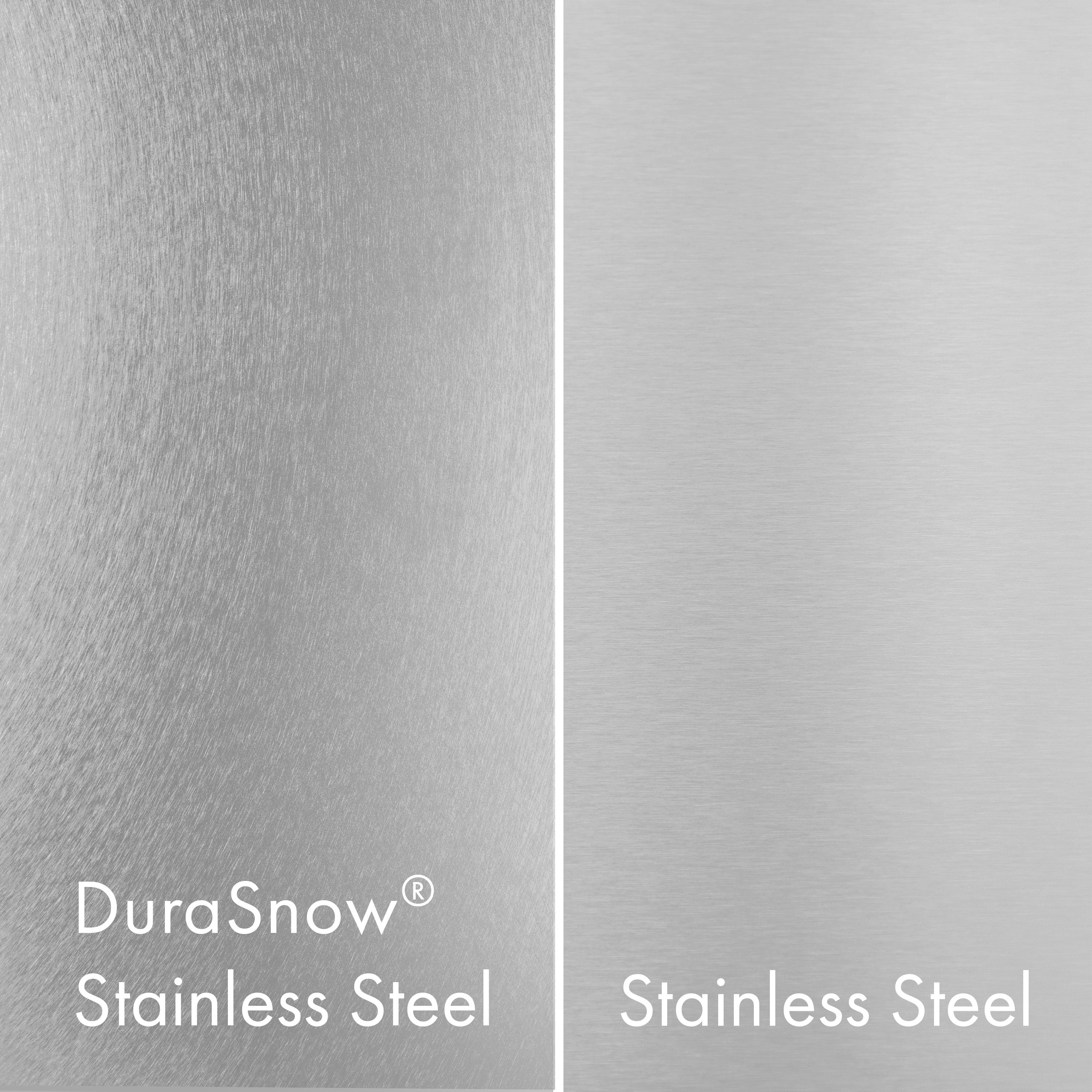 ZLINE 72 in. French Door Built-In Bottom Freezer Refrigerator 39.6 Cu. Ft. Water Dispensers Ice Makers Satin Stainless Steel Champagne Bronze Accents (GRBITZ-SN-72-CB)