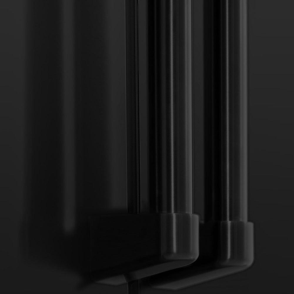 ZLINE 36 in French Door Refrigerator 22.5 cu. ft Water Dispenser Ice Maker Fingerprint Resistant Black Stainless Steel (RFM-W-36-BS)