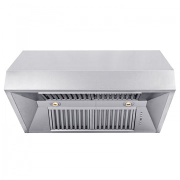 ZLINE 36-Inch Under Cabinet Range Hood, Satin Stainless Steel, Convertible Ventilation, 8685S-36