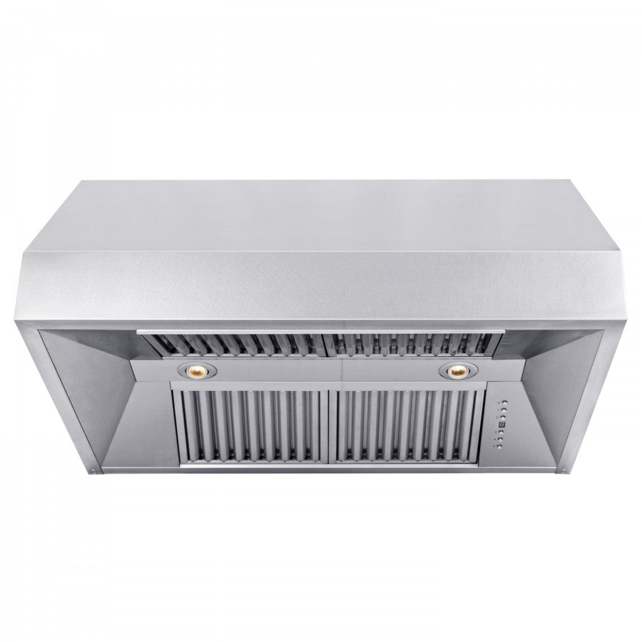 ZLINE 36-Inch Under Cabinet Range Hood, Satin Stainless Steel, Convertible Ventilation, 8685S-36
