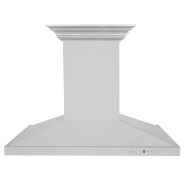 ZLINE 36 in. Island Mount Range Hood Stainless Steel 400 CFM CrownSound Bluetooth Built-In Speakers (GL2iCRN-BT-36)