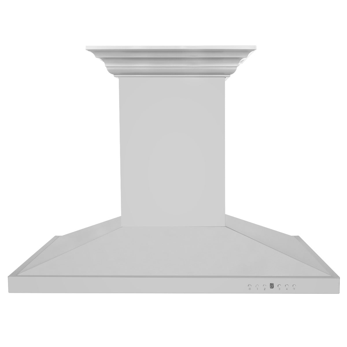 ZLINE 48 in. Island Mount Range Hood with Bluetooth Speakers, Stainless Steel, 400 CFM (GL2iCRN-BT-48)