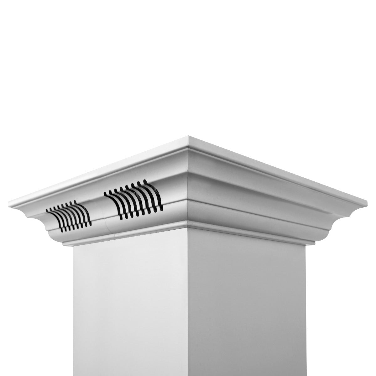 ZLINE 48 in. Island Mount Range Hood with Bluetooth Speakers, Stainless Steel, 400 CFM (GL2iCRN-BT-48)