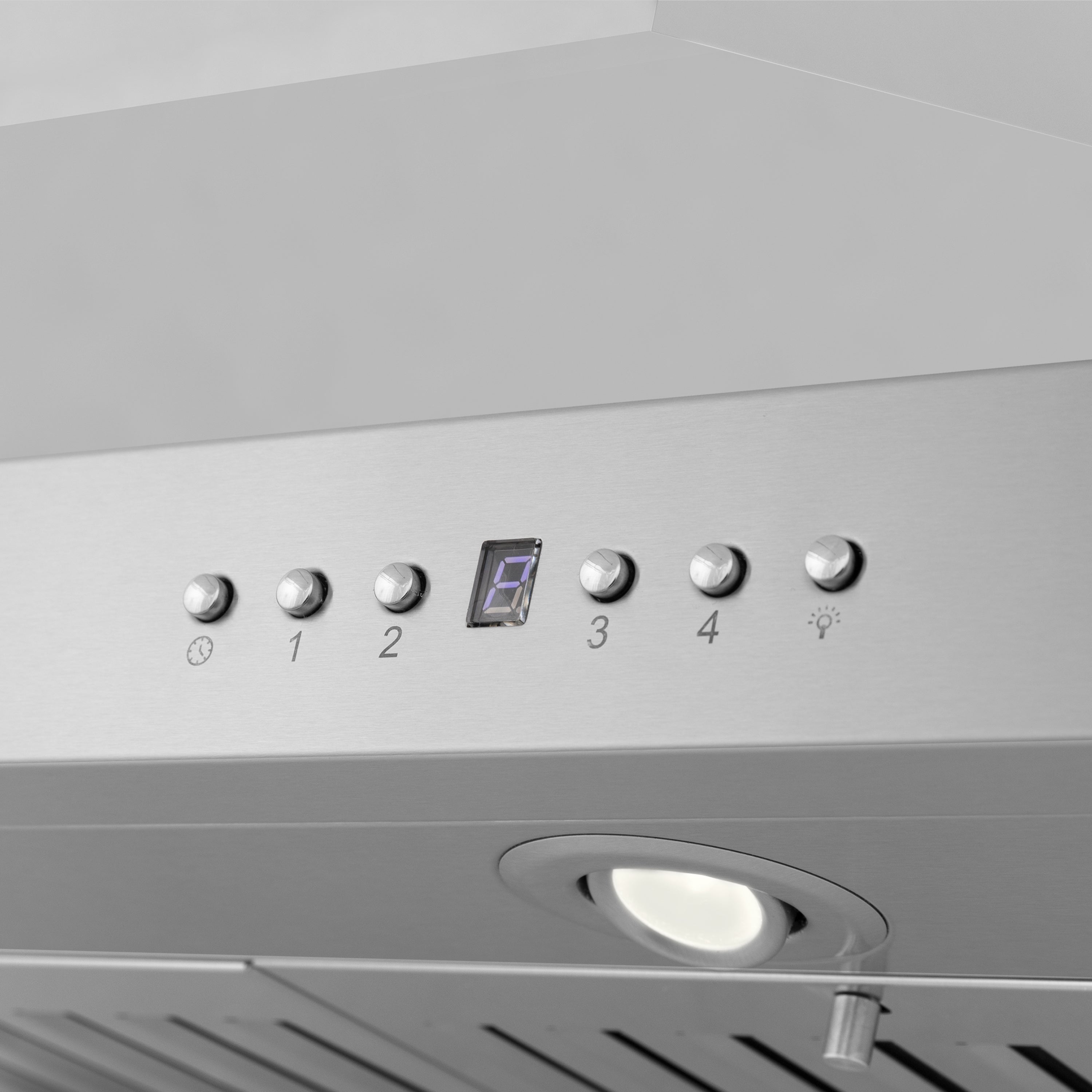 ZLINE 36" Island Mount Range Hood 400 CFM Stainless Steel CrownSound Bluetooth Speakers (KL3iCRN-BT-36)