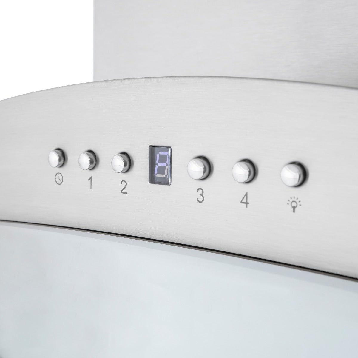 ZLINE 36 Inch Wall Mount Range Hood Stainless Steel & Glass Convertible Vent 400 CFM (KN-36)