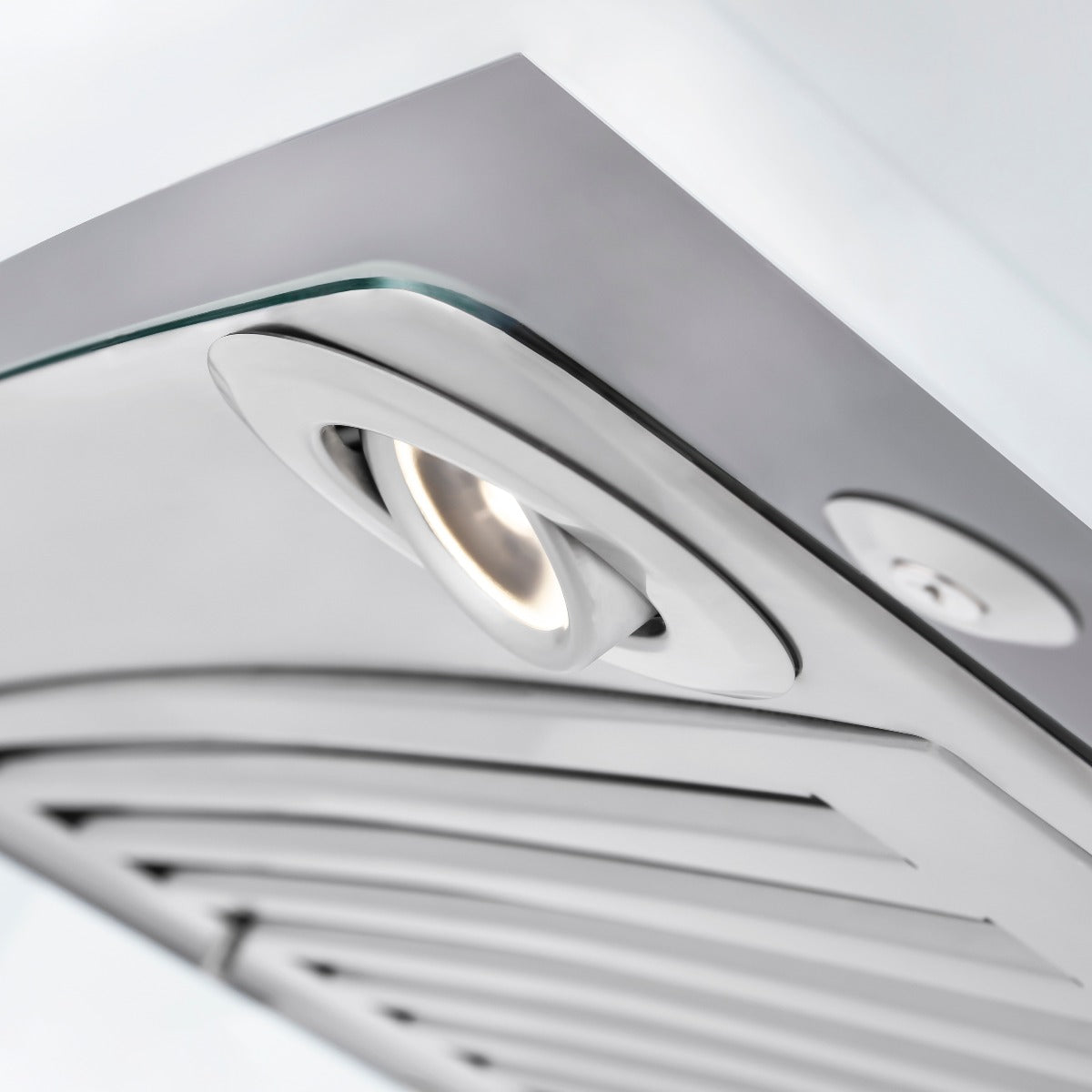 ZLINE 36 Inch Wall Mount Range Hood Stainless Steel & Glass Convertible Vent 400 CFM (KN-36)