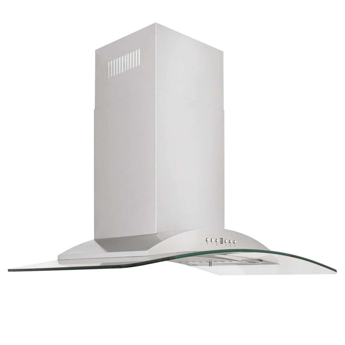 ZLINE 30 Inch Wall Mount Range Hood Convertible Vent Stainless Steel & Glass 400 CFM (KN-30)