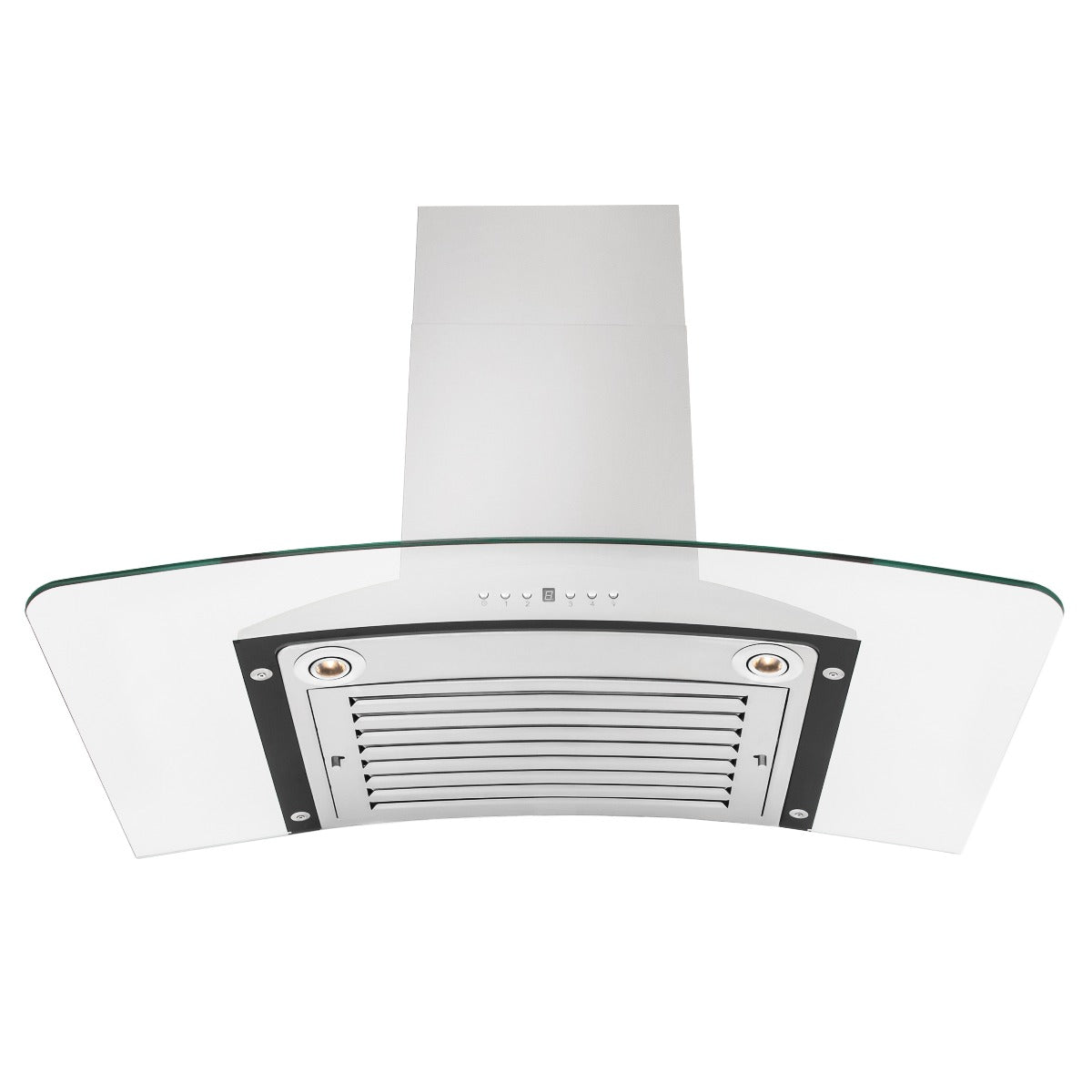 ZLINE 30 Inch Wall Mount Range Hood Convertible Vent Stainless Steel & Glass 400 CFM (KN-30)