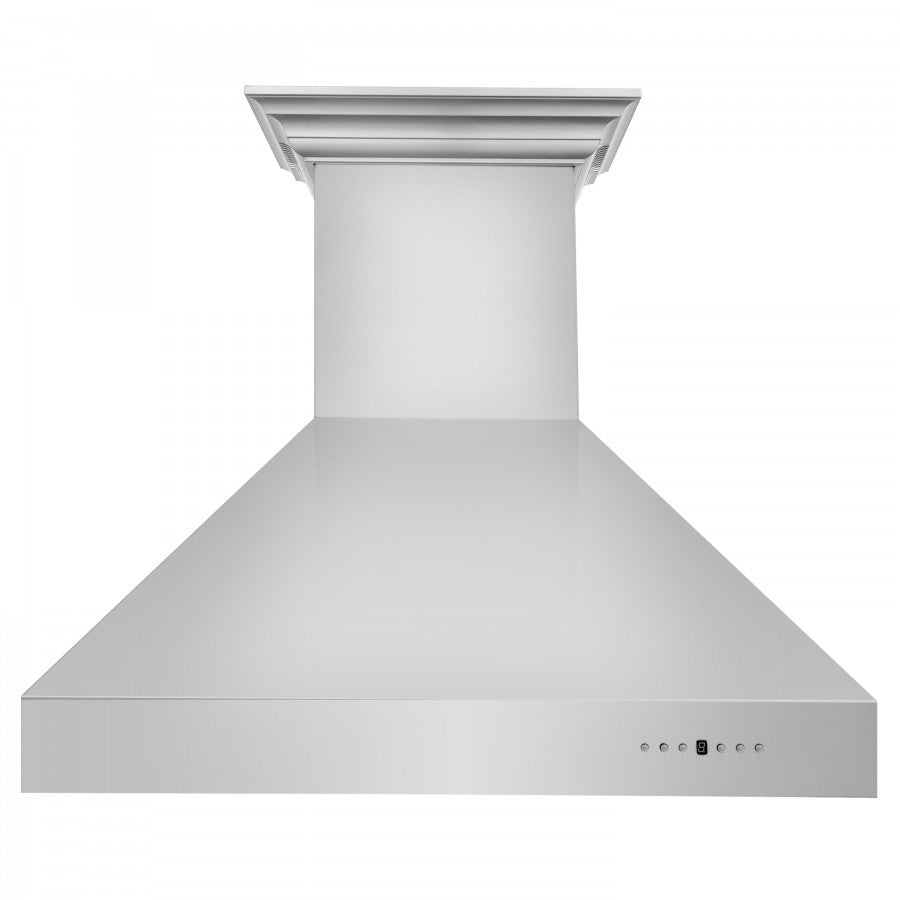 ZLINE 30 in. Wall Mount Range Hood Stainless Steel 400 CFM CrownSound® Bluetooth Speakers (667CRN-BT-30)