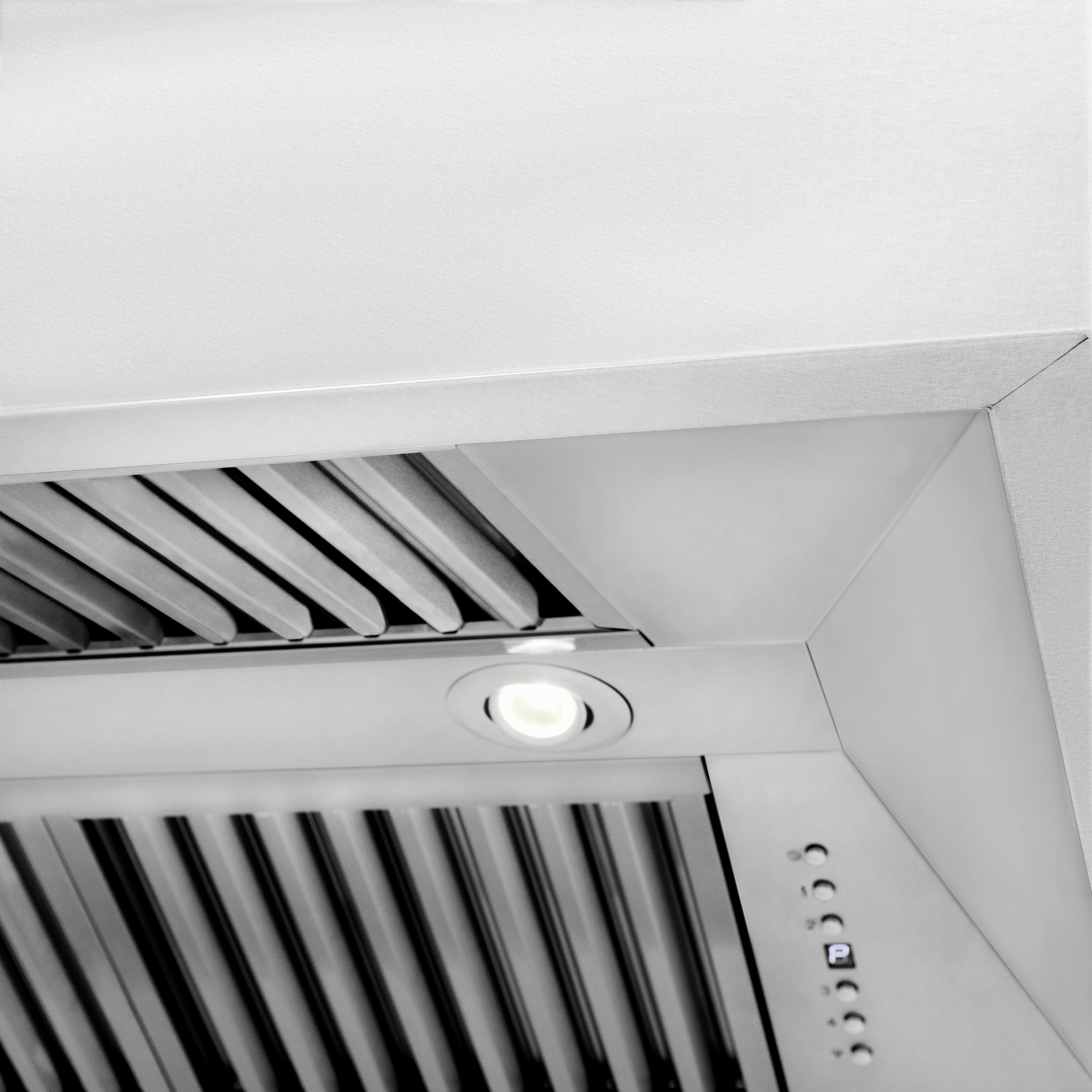 ZLINE 48 in Wall Mount Range Hood 400 CFM Satin Stainless Steel (8654SN-48)
