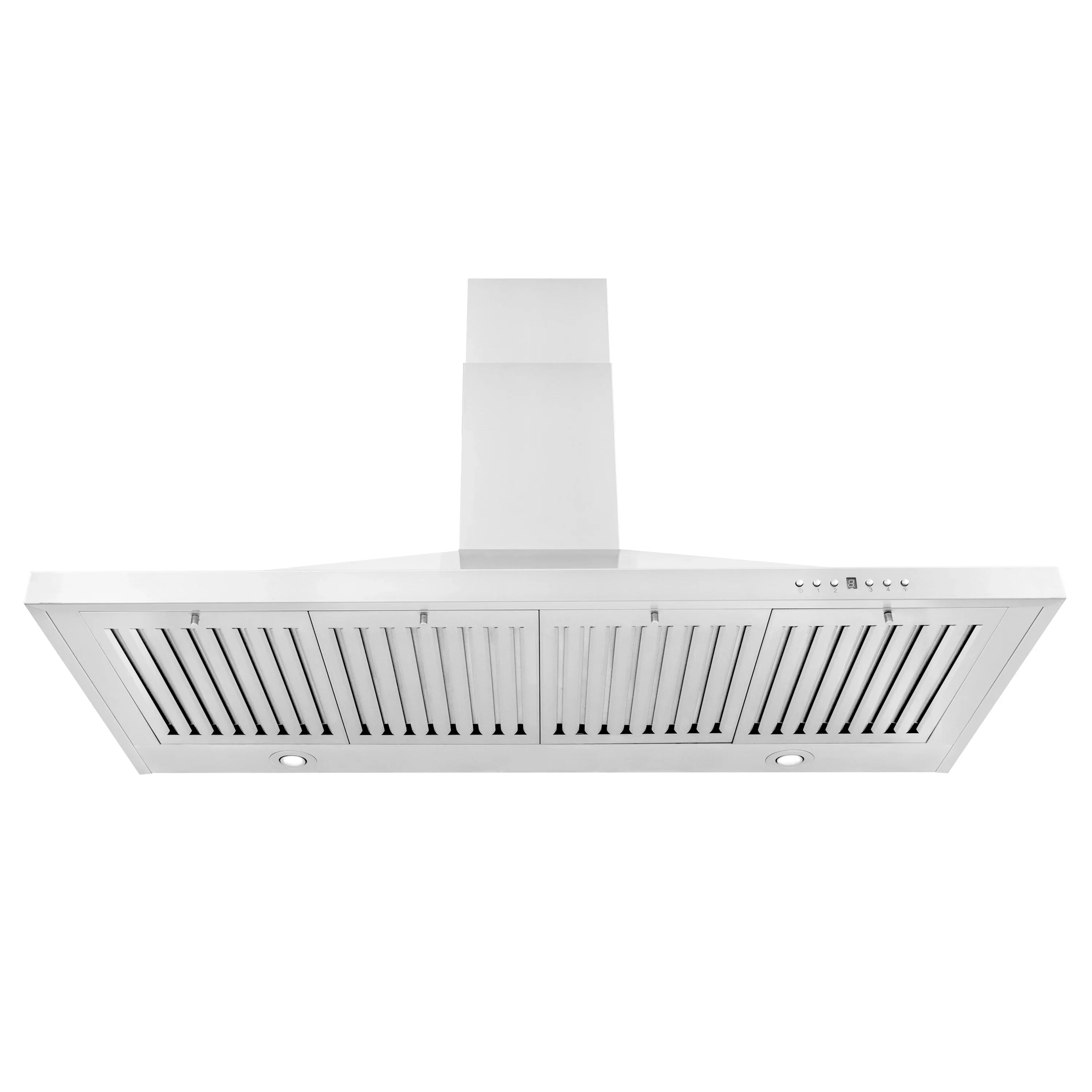 ZLINE 42 Inch Wall Mount Range Hood Convertible Vent Stainless Steel 400 CFM KB-42