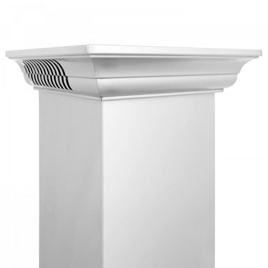 ZLINE 48 in. Wall Mount Range Hood Stainless Steel CrownSound® Bluetooth Speakers 700 CFM (KL3CRN-BT-48)