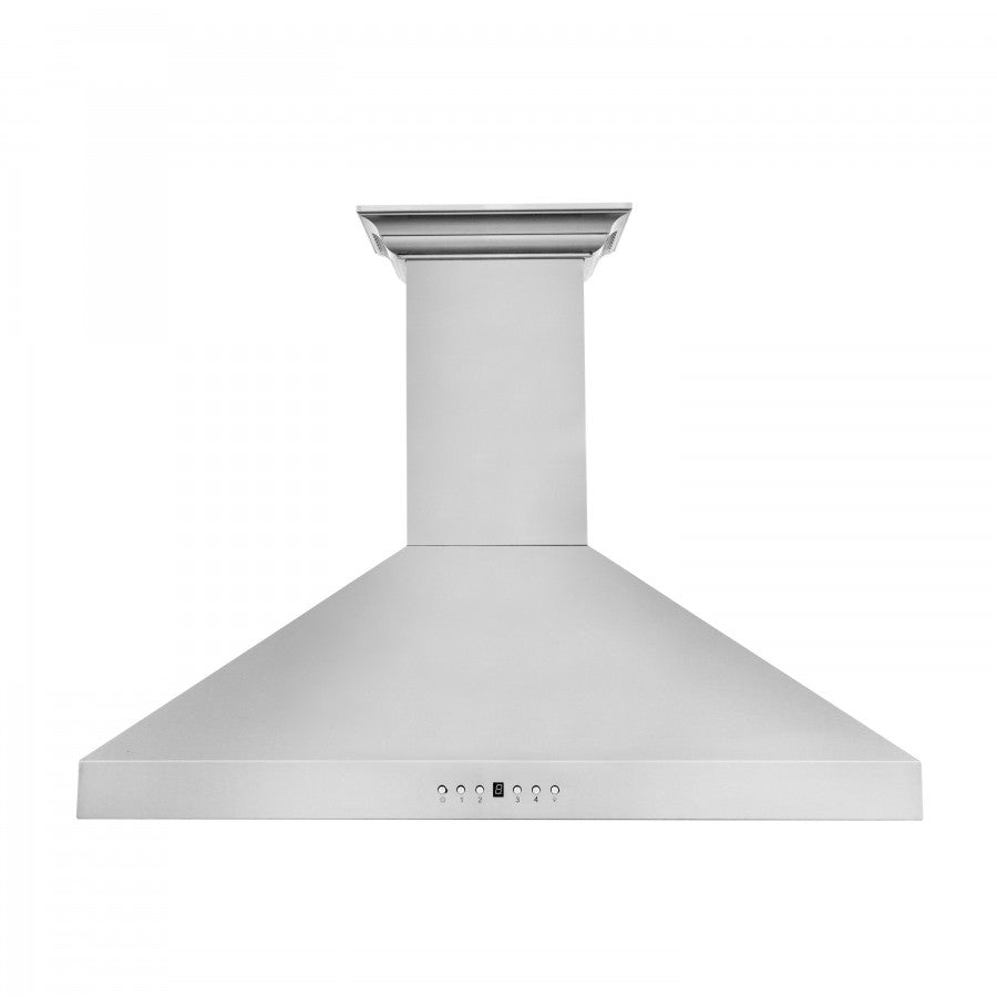 ZLINE 48 in. Wall Mount Range Hood Stainless Steel CrownSound® Bluetooth Speakers 700 CFM (KL3CRN-BT-48)