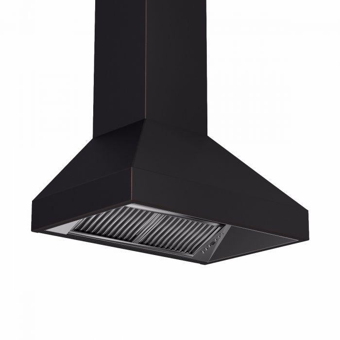 ZLINE 30 in Wall Mount Range Hood 24 in Depth Oil-Rubbed Bronze Finish (8667B-30)