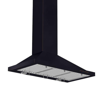 ZLINE 36 in Wall Mount Range Hood Oil-Rubbed Bronze Finish 400 CFM (8KBB-36)