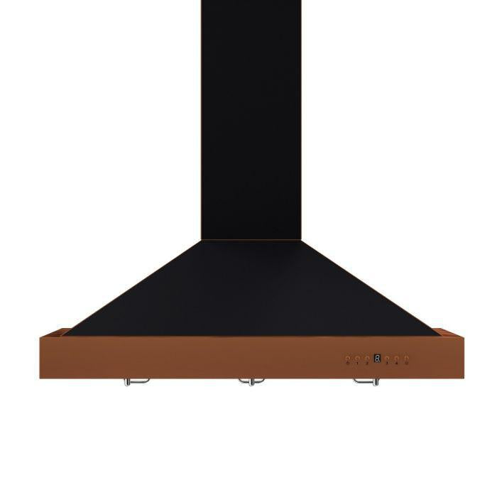 ZLINE 30 Inch Wall Mount Range Hood Oil-Rubbed Bronze Finish 4-Speed Fan LED Lighting (KB2-BCXXX-30)