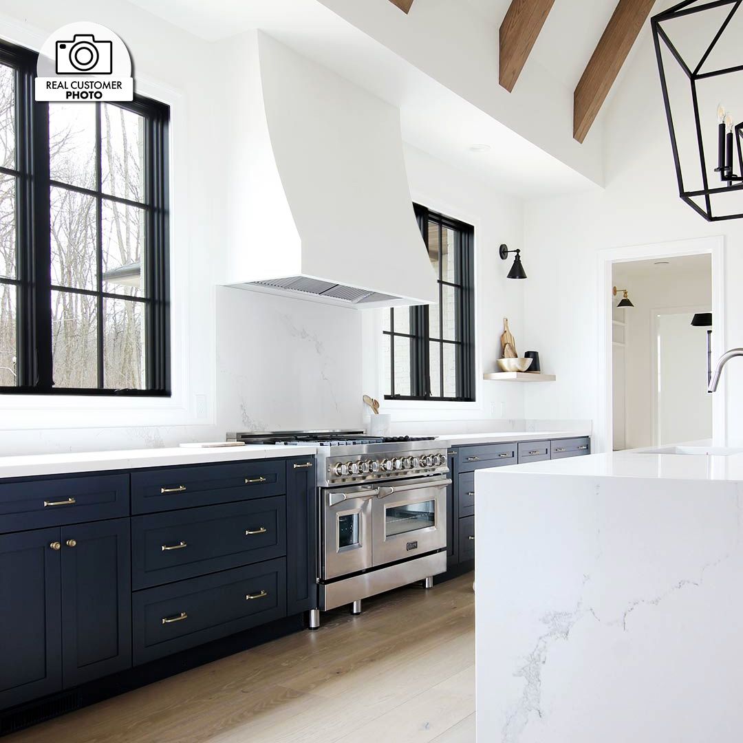 ZLINE 40 in Outdoor Wall Mount Range Hood Insert 21 in Depth 700 CFM Stainless Steel (721-304-40)