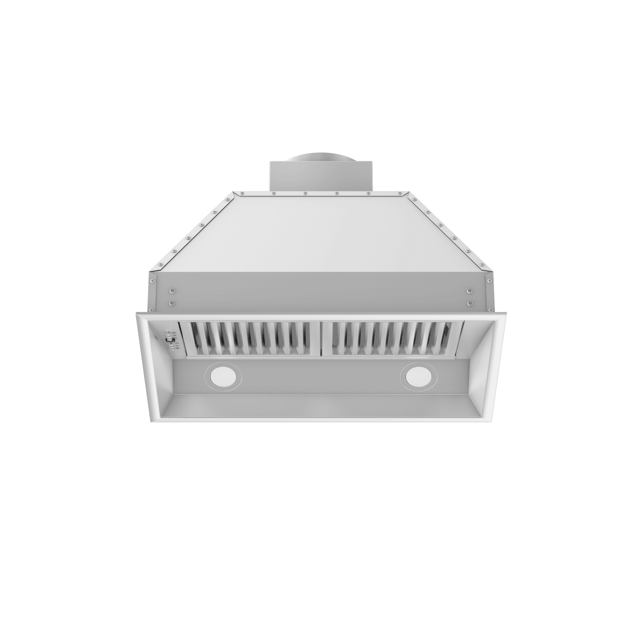 ZLINE 34 in. Outdoor Wall Mount Range Hood Insert 18 in. Depth Stainless Steel 700 CFM (698-304-34)