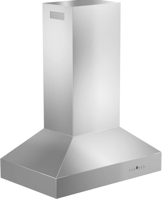 ZLINE 42 in. Island Mount Range Hood Outdoor Approved Stainless Steel Ducted (697i-304-42)