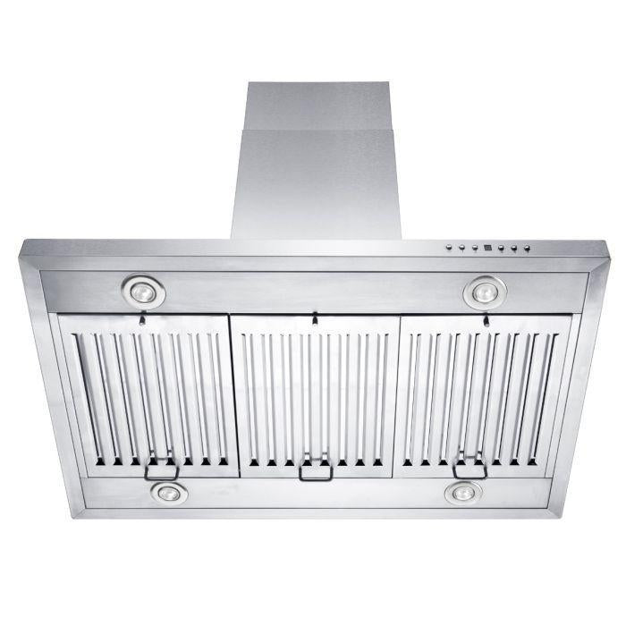 ZLINE 30-Inch Island Range Hood Remote Dual Blower Stainless Steel (GL2i-RD-30)