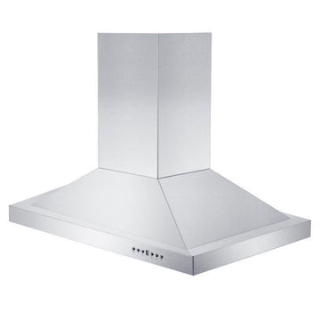 ZLINE 42 in. Island Range Hood Remote Dual Blower Stainless Steel 700 CFM (GL2i-RD-42)