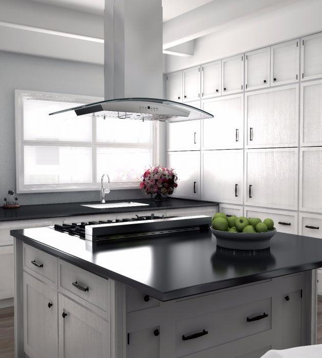 ZLINE 36" Island Range Hood Stainless Steel 4-Speed 400 CFM (GL5i-36)