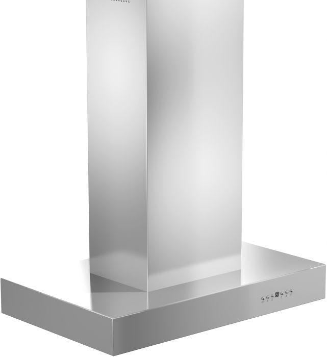 ZLINE 36 Inch Island Mount Range Hood Stainless Steel Ducted Ventilation LED Lighting 400 CFM (KECOMi-36)