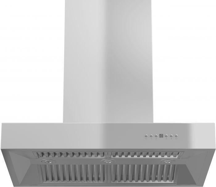 ZLINE 48 in. Island Mount Range Hood Ducted Stainless Steel Professional Ventilation (KECOMi-48)