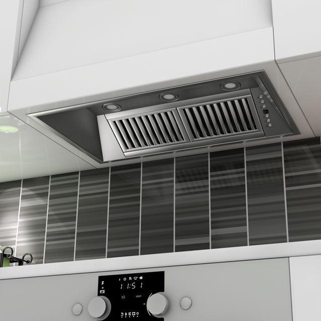 ZLINE 40 in. Range Hood Insert Remote Dual Blower Stainless Steel 721-RD-40