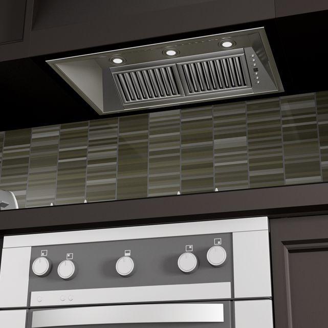 ZLINE 34 in. Range Hood Insert Stainless Steel Remote Dual Blower 721-RD-34