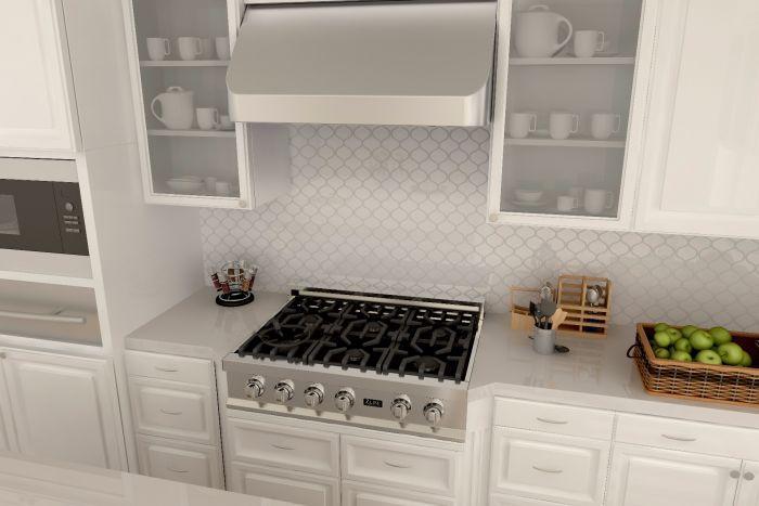 ZLINE 60 in. Under Cabinet Range Hood Stainless Steel 4-Speed Fan LED Lighting (520-60)