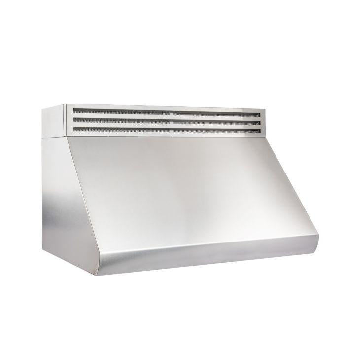 ZLINE Kitchen and Bath 48 in. Under Cabinet Range Hood – Recirculating (Ductless), Stainless Steel, 4-Speed Fan, LED Lighting (RK527-48)