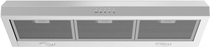 ZLINE 30 in. Under Cabinet Range Hood Stainless Steel 400 CFM LED Lighting Dishwasher-Safe Filters (615-30)