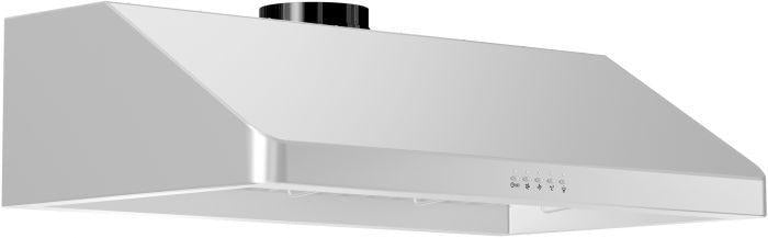 ZLINE 30 Inch Under Cabinet Range Hood Stainless Steel 400 CFM LED Lighting Baffle Filters (623-30)