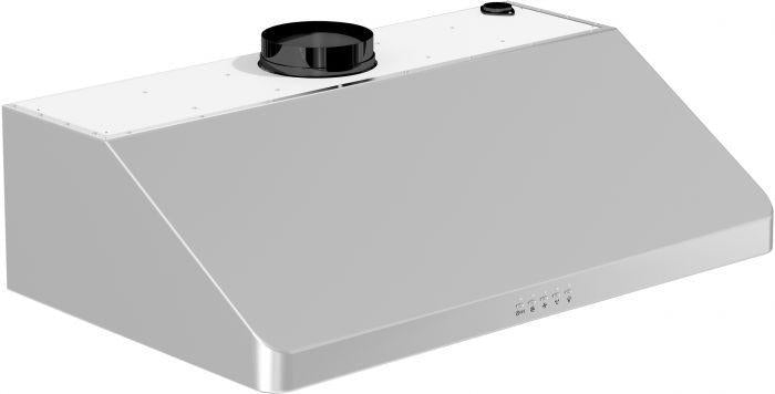 ZLINE 48 in. Under Cabinet Range Hood Stainless Steel 400 CFM 4-Speed LED Lighting (623-48)
