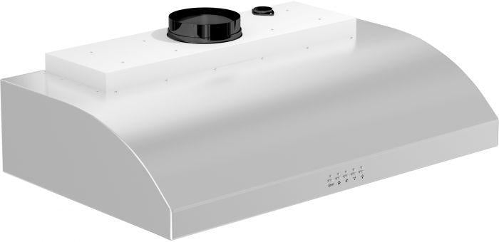 ZLINE 30 Inch Under Cabinet Range Hood Stainless Steel 600 CFM LED Lighting (627-30)