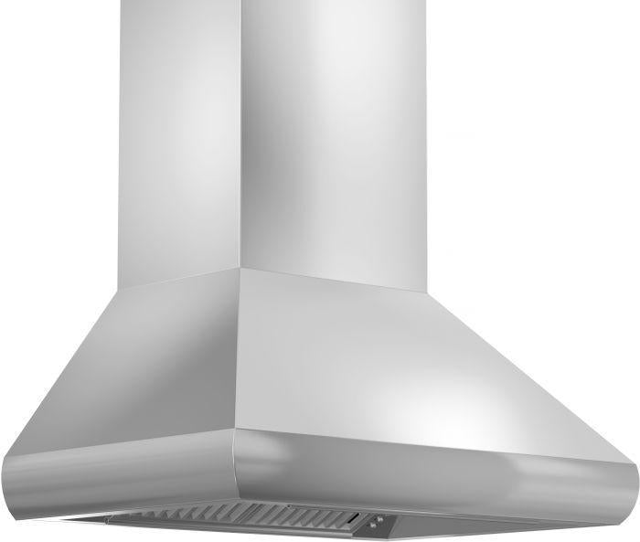 ZLINE 30 Inch Wall Mount Range Hood Convertible Vent Stainless Steel 4-Speed 400 CFM (587-30)