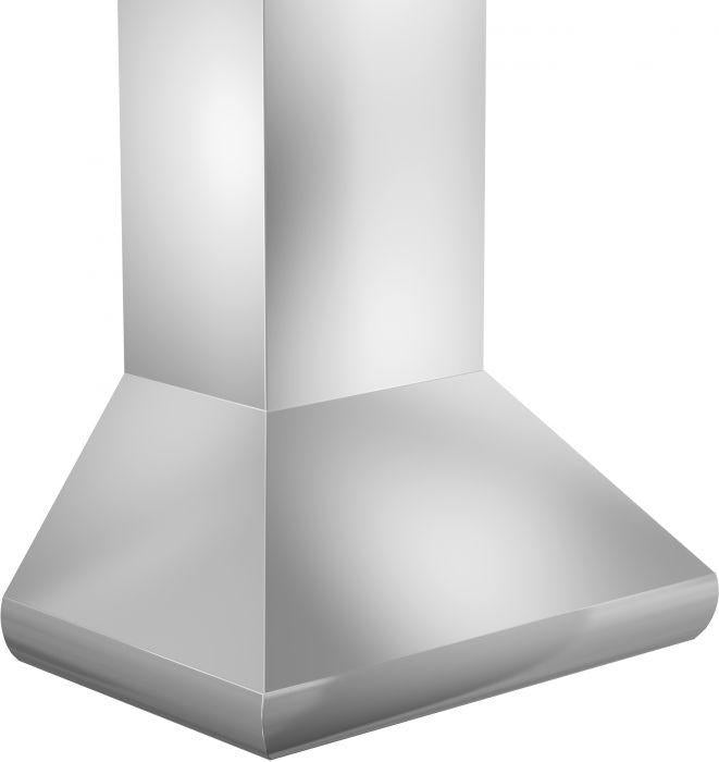 ZLINE 36 in. Wall Mount Range Hood 400 CFM Convertible Vent Stainless Steel (587-36)