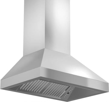 ZLINE 30 in Wall Mount Range Hood Stainless Steel Remote Dual Blower Ventilation 597-RD-30