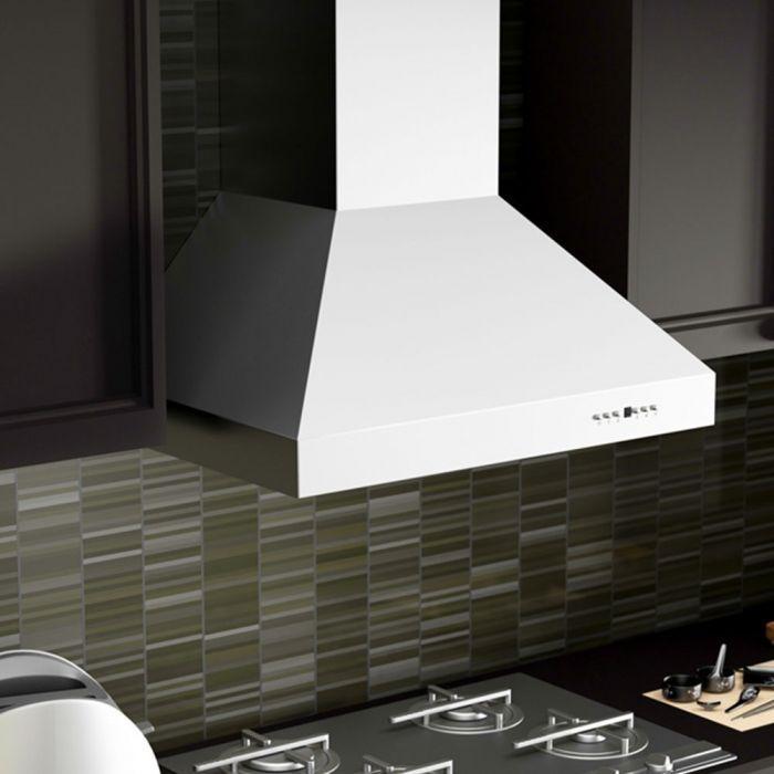 ZLINE 54 Inch Wall Mount Range Hood Stainless Steel Ducted Ventilation 697-54