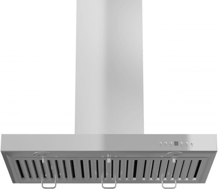 ZLINE 30 Inch Wall Mount Range Hood Stainless Steel Convertible Vent Crown Molding (KECRN-30)