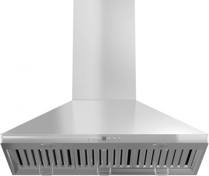 ZLINE 36 in. Wall Mount Range Hood Stainless Steel 4-Speed Fan LED Lighting (KF1-36)