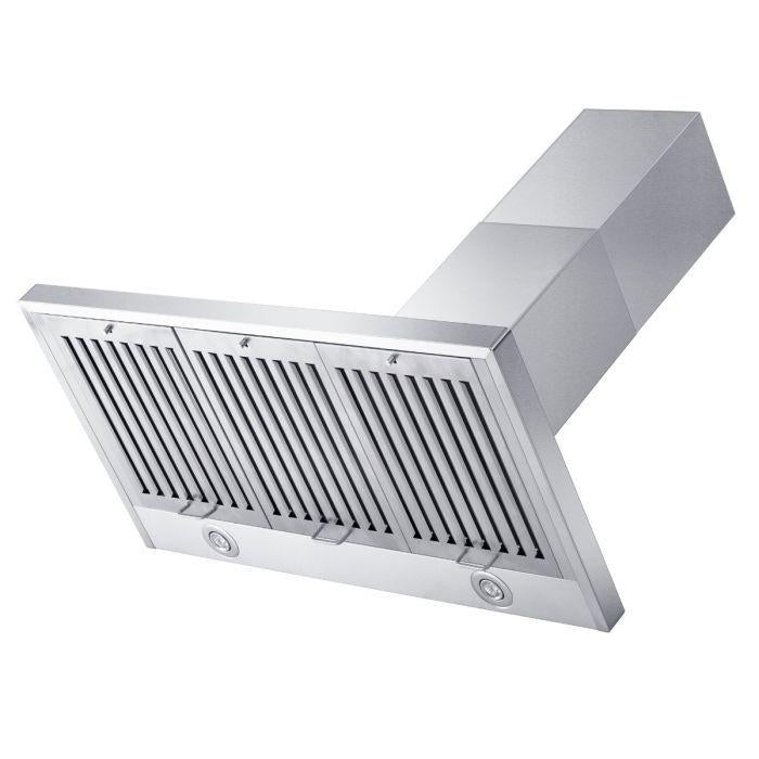 ZLINE 42 in. Wall Mount Range Hood, Convertible Vent, Stainless Steel (KL2-42)