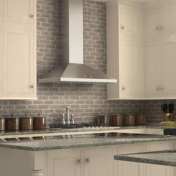ZLINE 36 in. Wall Mount Range Hood Convertible Vent Stainless Steel with Crown Molding (KL2CRN-36)